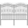 vidaXL Gartenzaun KAMPEN Grau