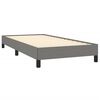 vidaXL Bettgestell ohne Matratze Dunkelgrau 100x200 cm Stoff