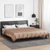 vidaXL Ganzjahresbettdecke Gold 240 x 200 cm Satin und Mikrofaser