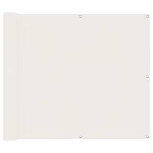 vidaXL Balkonsichtschutz Wei&szlig; 100 x 200 cm Oxford-Stoff