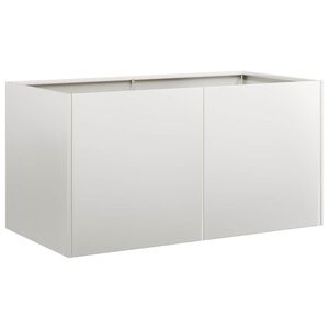 vidaXL Pflanzgef&auml;&szlig; 80x40x40 cm Edelstahl
