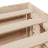 vidaXL Massivholzbett ohne Matratze mit Schubladen 135x190 cm