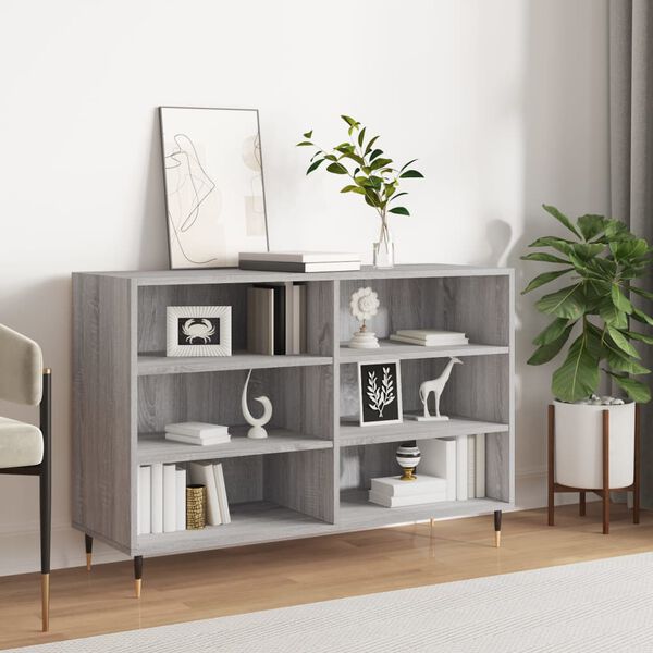 vidaXL Sideboard Grau Sonoma 103,5x35x70 cm Holzwerkstoff