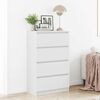 vidaXL Sideboard Wei&szlig; 60x35x98,5 cm Holzwerkstoff