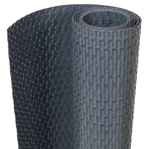 vidaXL Balkon-Sichtschutz Anthrazit 300x90 cm Poly Rattan