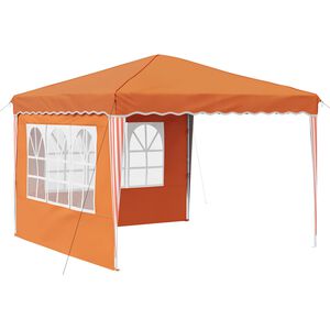 vidaXL Pop-up Partyzelt 288 x 288 x 245 cm Orange Oxford-Stoff