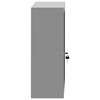 vidaXL Werkzeugschrank mit Regal Schwarz und Grau 50 x 20 x 55 cm