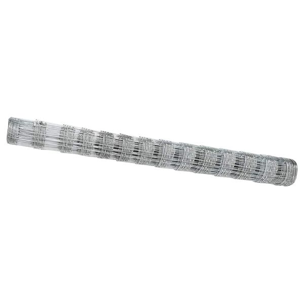 vidaXL Wildzaun Feuerverzinkt 1000 x 140 x 0.18 cm Eisen
