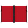 vidaXL Seitenmarkise Ausziehbar Rot 160x1000 cm