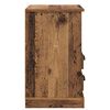 vidaXL Nachttisch mit Schubladen Altholz 36 x 43 x 60 cm Holzwerkstoff