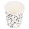 vidaXL Pappbecher 200 ml 1000 Stk. Wei&szlig; und Schwarz