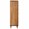 vidaXL Highboard 40x33x110 cm Massivholz Mango