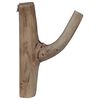 vidaXL Haken Braun 4 x 4 x 14 cm Massives upgecyceltes Holz