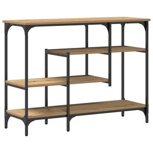 vidaXL Konsolentisch Artisan-Eiche 100 x 35 x 75 cm
