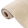 vidaXL Teppich Kurzflor 160x230 cm Beige