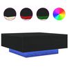 vidaXL Couchtisch Schwarz Eichen-Optik 80 x 80 x 31 cm Holzwerkstoff