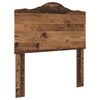 vidaXL Bettrahmen mit Kopfteil Altholz 90 x 200 cm Holzwerkstoff