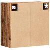 vidaXL Wandschrank Altholz-Optik 60x31x60 cm Holzwerkstoff