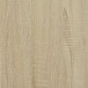 vidaXL Kopfteil-Schrank mit LED mit Regal Sonoma 180 x 16,5 x 103,5 cm