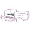 vidaXL Massivholzbett ohne Matratze 140x200 cm Kiefernholz