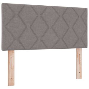 vidaXL Kopfteil Taupe 100 cm Stoff