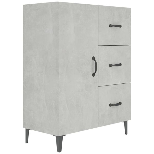 vidaXL Sideboard Betongrau 69,5x34x90 cm Holzwerkstoff