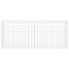 vidaXL Gabione Verzinkter Stahl 85x30x200 cm