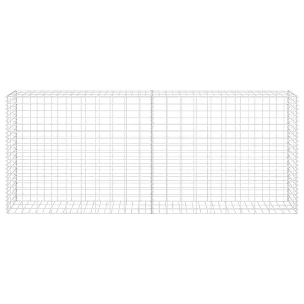 vidaXL Gabione Verzinkter Stahl 85x30x200 cm