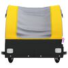 vidaXL Fahrradanh&auml;nger Schwarz und Gelb 30 kg Eisen