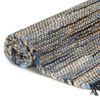 vidaXL Chindi-Teppich Handgewebt Denim Jute 80x160 cm Mehrfarbig