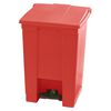 Rubbermaid Step-on Classic M&uuml;lleimer 45,4 L Rot