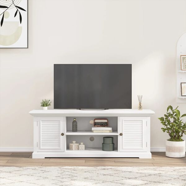 vidaXL TV-Schrank Wei&szlig; 110x30x41 cm Holzwerkstoff