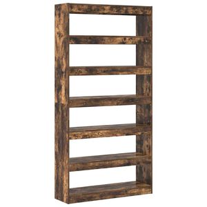 vidaXL B&uuml;cherregal 6 Ebenen 100 x 30 x 198 cm Holzwerkstoff