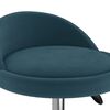 vidaXL Esszimmerst&uuml;hle 4 Stk. Drehbar Blau Samt