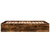 vidaXL Bettgestell R&auml;uchereiche 140x190 cm Holzwerkstoff