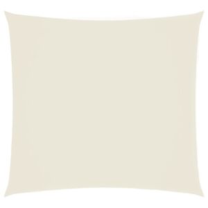 vidaXL Sonnensegel Oxford-Gewebe Quadratisch 3x3 m Creme