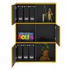 FMD Standregal mit 3 offenen F&auml;chern 68,5x33x99 cm Anthrazit