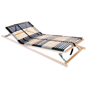 vidaXL Bett-Lattenrost Braun 80 x 190 cm Massivholz Buche