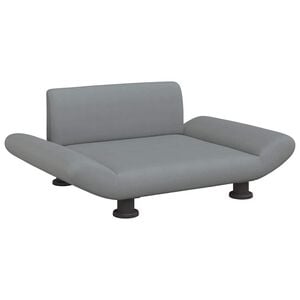 vidaXL Hundebett Hellgrau 70x45x28 cm Stoff