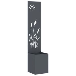 vidaXL Garten Sichtschutz-Leinwand Anthrazit 32 x 140 cm