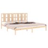 vidaXL Massivholzbett ohne Matratze 200x200 cm Kiefer