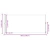 vidaXL Seitenmarkise Ausziehbar 220x500 cm Grau