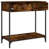 vidaXL Konsolentisch R&auml;uchereiche 75x34,5x75 cm Holzwerkstoff