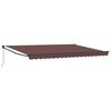 vidaXL Manuell einziehbare Markise Braun 4 x 2 m