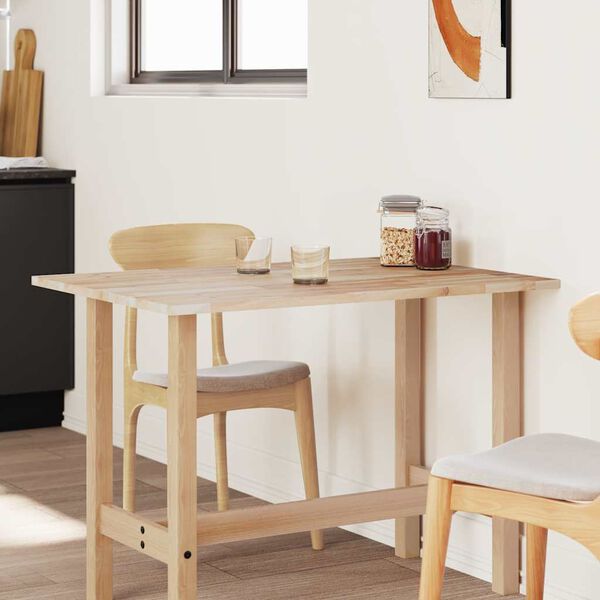 vidaXL Tischplatte Rechteckig 80x70x2 cm Massivholz Akazie