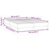 vidaXL Boxspringbett ohne Matratze Dunkelgr&uuml;n 160x220 cm Samt