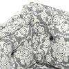 vidaXL Palettensofa-Auflage Hellgrau Stoff Patchwork