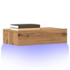 vidaXL TV-Schr&auml;nke mit LED-Leuchten 2 Stk. Artisan-Eiche 60x35x15,5 cm