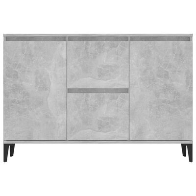 vidaXL Sideboard Betongrau 104x35x70 cm Holzwerkstoff