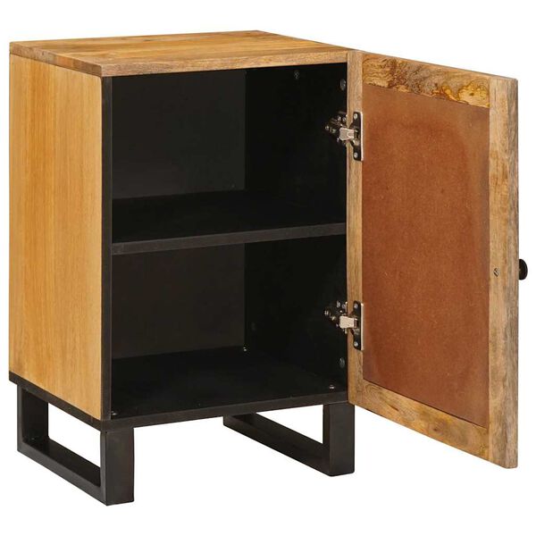 vidaXL Badezimmerschrank Braun 38 x 33 x 58 cm Massivholz Mango